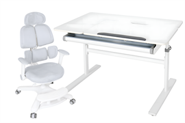 Комплект парта Colore Grey + кресло Estate II Grey 251138